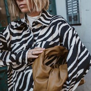 H&M animal print jacket